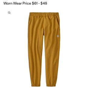 Patagonia heathered golden sweats